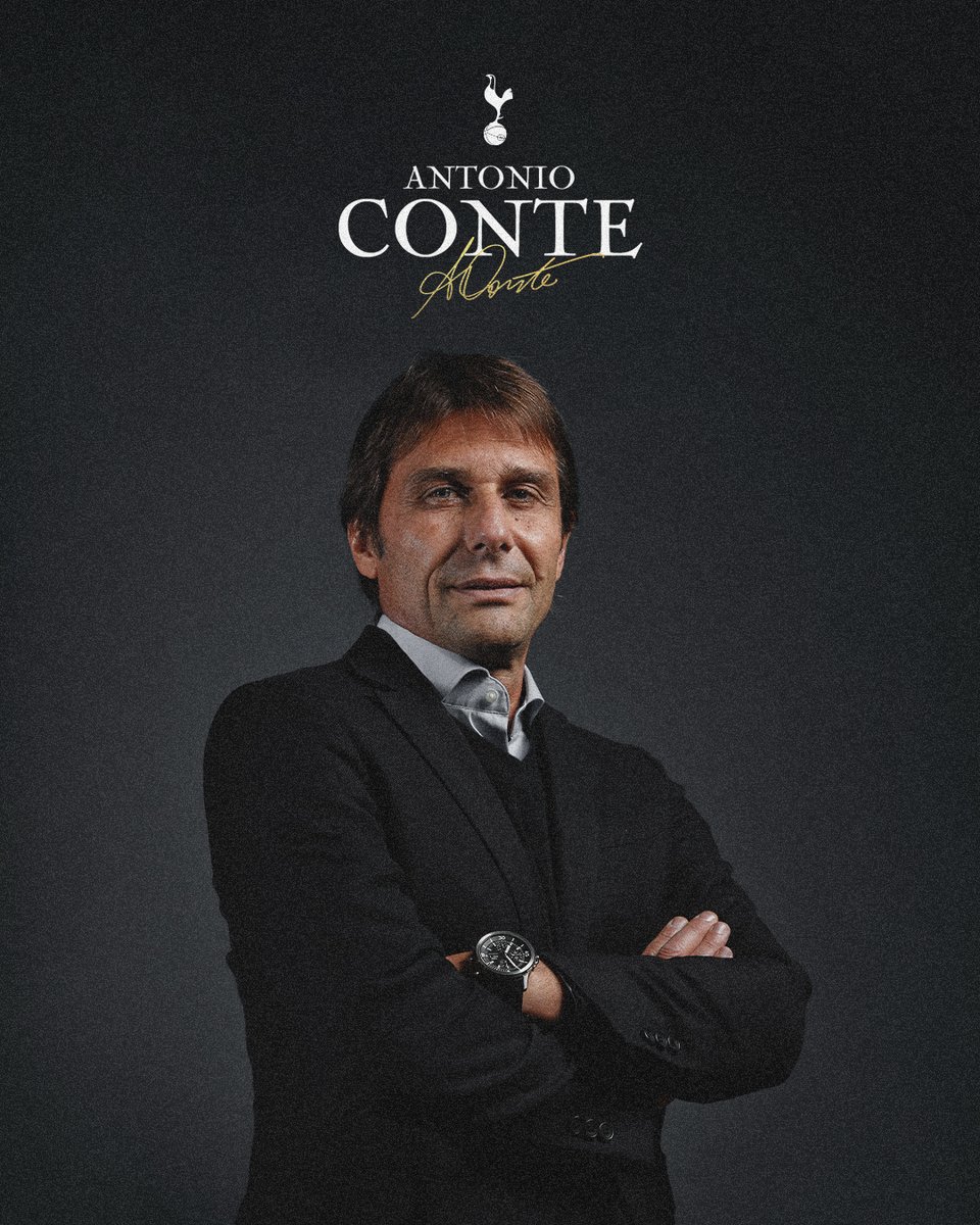 Tottenham Hotspur on X: Welcome to Tottenham Hotspur, Antonio Conte.   / X