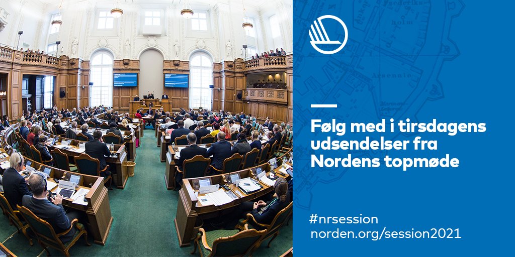 Nordisk Samarbejde (@nordensk) on Twitter photo Direkte fra #nrsession 2021 i København📺
👉Her finder du live-streaming fra vores plenarmøder i <a href="/folketinget/">Folketinget</a> tirsdag 2. november med start kl. 14.00: norden.org/da/information… #nrpol Direkte fra #nrsession 2021 i København📺
👉Her finder du live-streaming fra vores plenarmøder i <a href="/folketinget/">Folketinget</a> tirsdag 2. november med start kl. 14.00: norden.org/da/information… #nrpol
