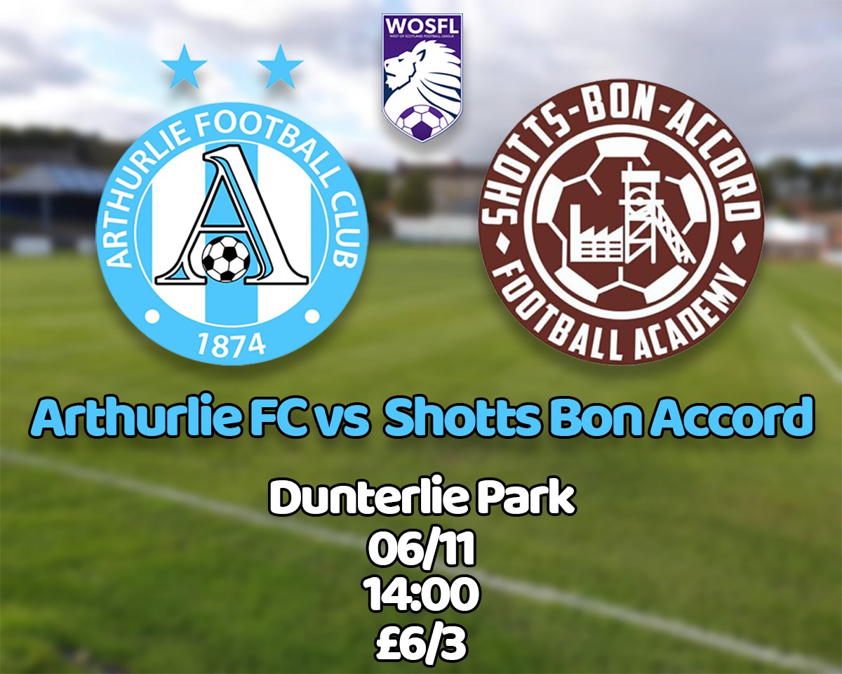 NEXT GAME HOME V SHOTTS BON ACCORD The Official site of Arthurlie