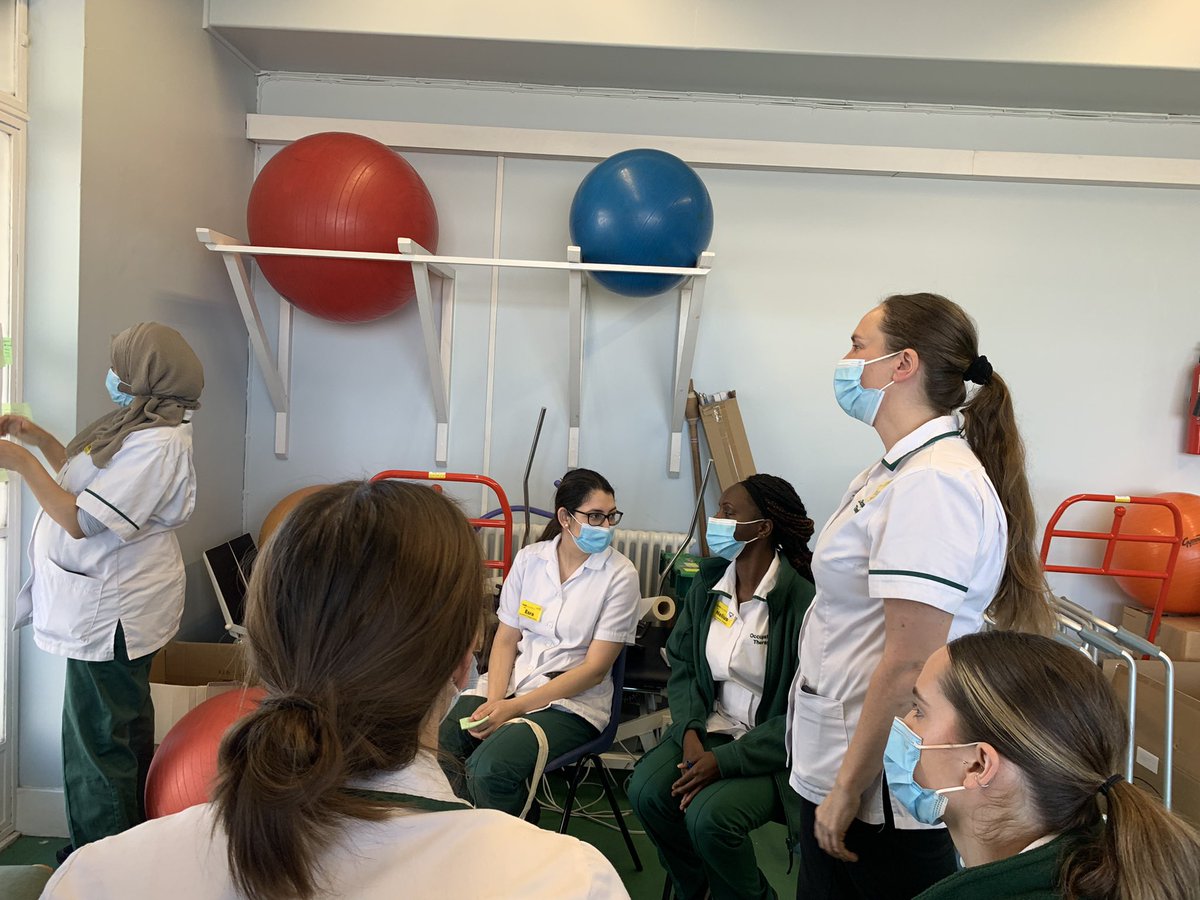 NM_OTT's tweet photo. Great workshop this morning discussing health equity in an acute setting and how our profession is positioned at the forefront to tackle current challenges. Great ideas and themes generated for forward planning #OTweek2021 #OTforEquity @NorthMidNHS @theRCOT @ashila_bhutia https://t.co/uzZClk0Qp9