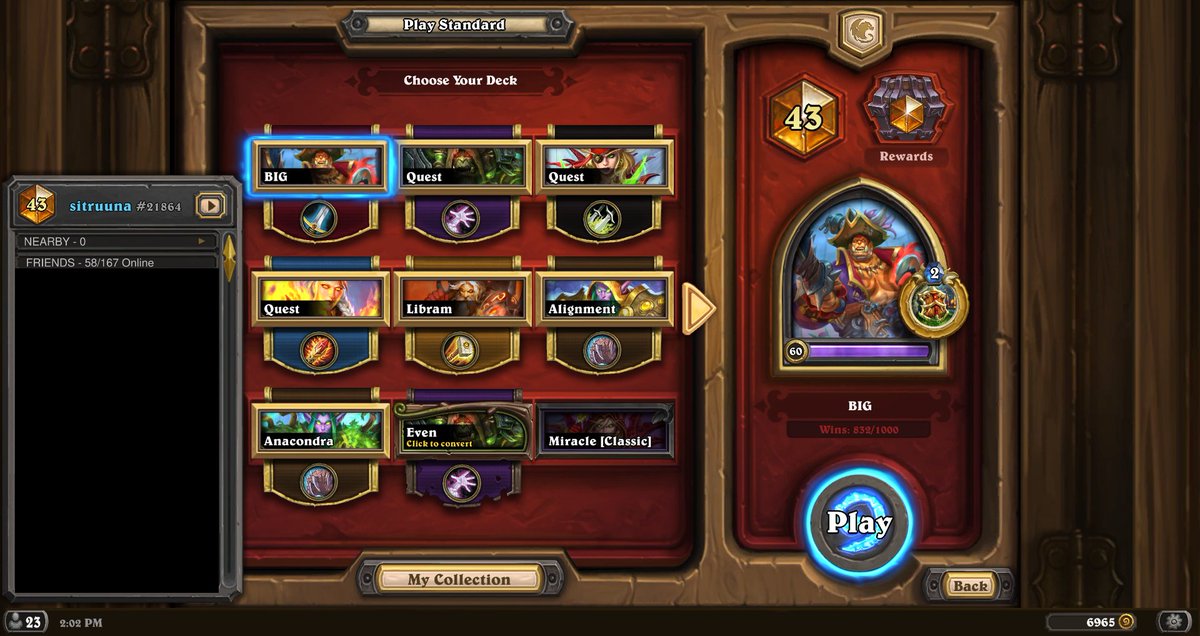 sitruunaHS's tweet photo. Same old list still working. EU legend rank 43 with BIG Warrior.

Deck Code: AAECAQcEwLkD+cIDitADq9QDDbi5A/O7A/bCA+LMA6fOA9LRA7beA47tA4/tA8T1A8b1A/iABIigBAA=

@ahirunHS @neon31HS @HSTopDecks https://t.co/tFwxTIn1ah