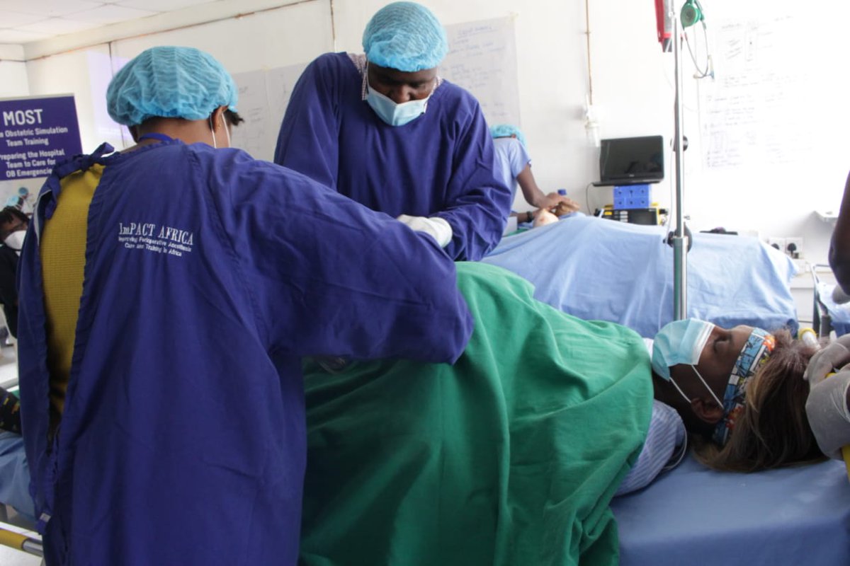 ImPACT_Anes's tweet photo. Low fidelity simulation #mamabirthie gives learners the chance to practice procedural skills in the context of a living , breathing patient.
Thank you @LaerdalGH for helping #meruhospital health workers practice this skills.@MKynesMD
@GE_Foundation @VUMCglobalanes https://t.co/7BpcqepVQ4