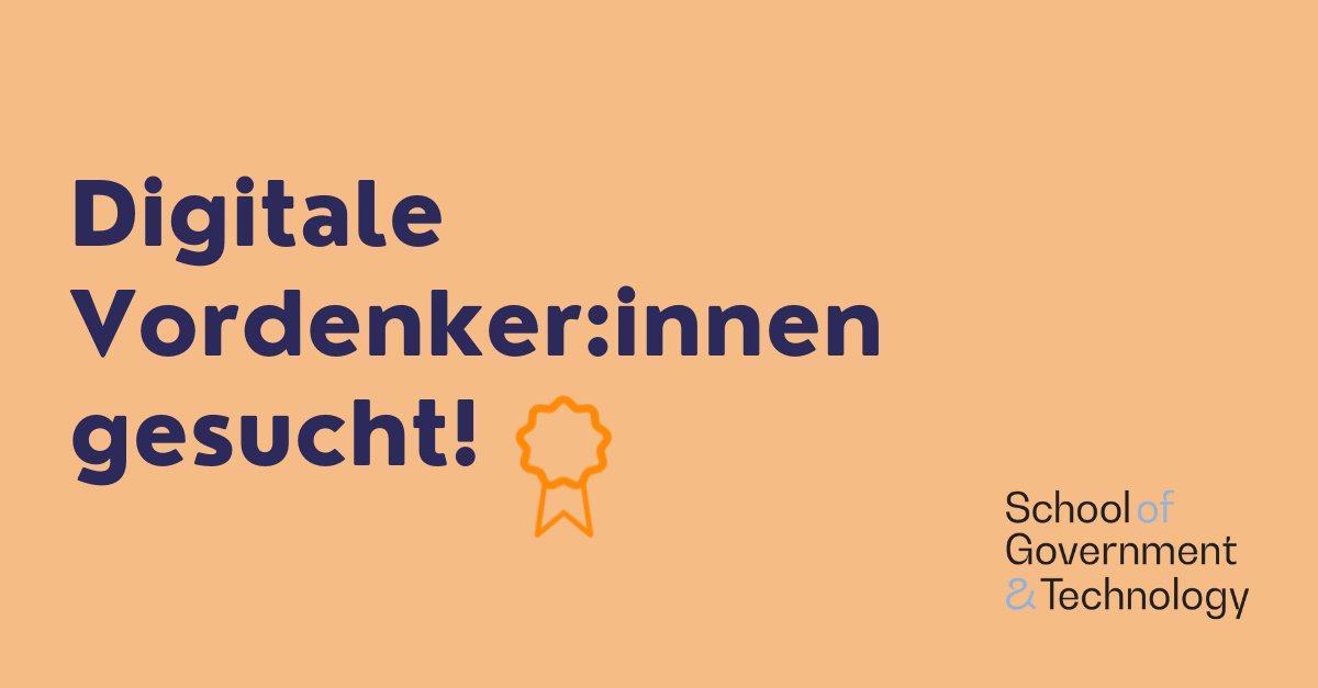 School of Government & Technology tweet media