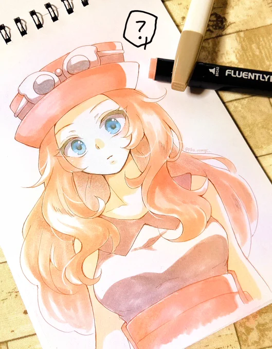 百均のコピック試し描き 
