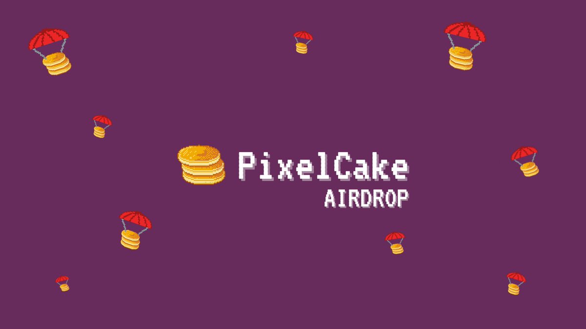 🚨 PIXELCAKE #AIRDROP 🚨

🥞 THE MOST DELICIOUS CAKE IN THE MARKET, THAT TASTES 11% BETTER! 🥞

🎁 REWARDS:

 🔷 450,000 PixelCake for participating and completing the tasks. 
  🔶 150,000 PixelCake for each valid referral.

👉Join here: t.me/PixelCakeAirdr…
#airdrops #Bscgems