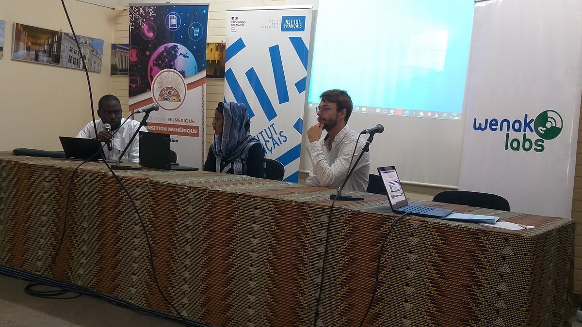 yacoub_td's tweet photo. Actuellement se passe le lancement du Novembre Numérique. Un mois dédié aux activités liées au Numérique. 1e initiative de @WenakLabs et @if_tchad https://t.co/jmfDNGVmBO