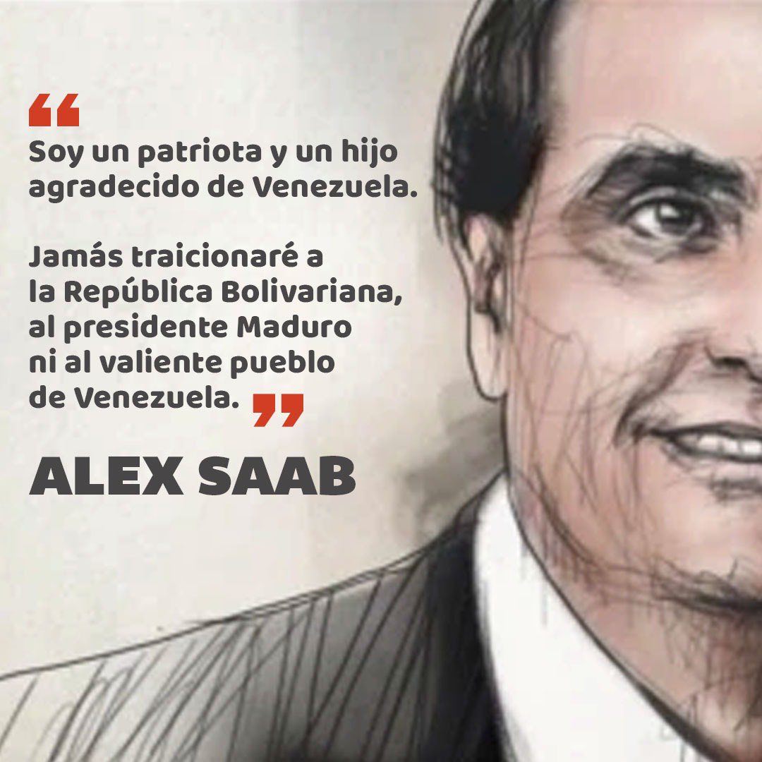 legramos_63's tweet photo. #AlexNotGuilty @soyangeladi @decabellor  #FreeAlexSaab No lograrán doblegar el amor a la Patria, Diplomático ALEX SAAB es un patriota Leal a la Revolución Bolivariana, al Comandante Eterno y Al Presidente Nicolás Maduro. https://t.co/BRoZMEi4dT