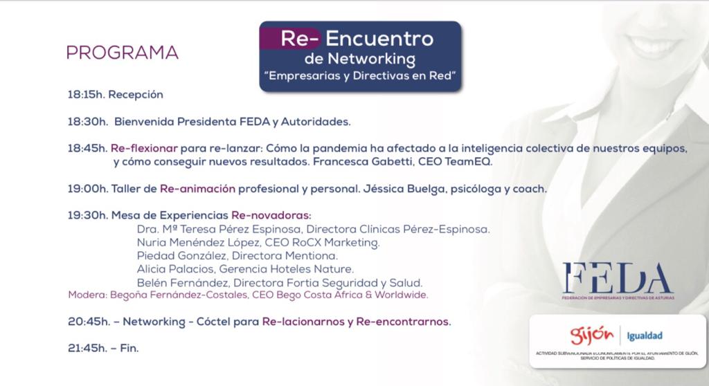 ¿Ya te has reservado tu plaza para nuestro re-encuentro del jueves? 😃

Una jornada para re-flexionar,  re-novarse y re-lacionarnos.

👉 Recuerda que puedes venir con quién quieras 😉

📝Inscripciones abiertas en:
fedastur.com/proyectos-even….

Te dejamos el programa completo 👇