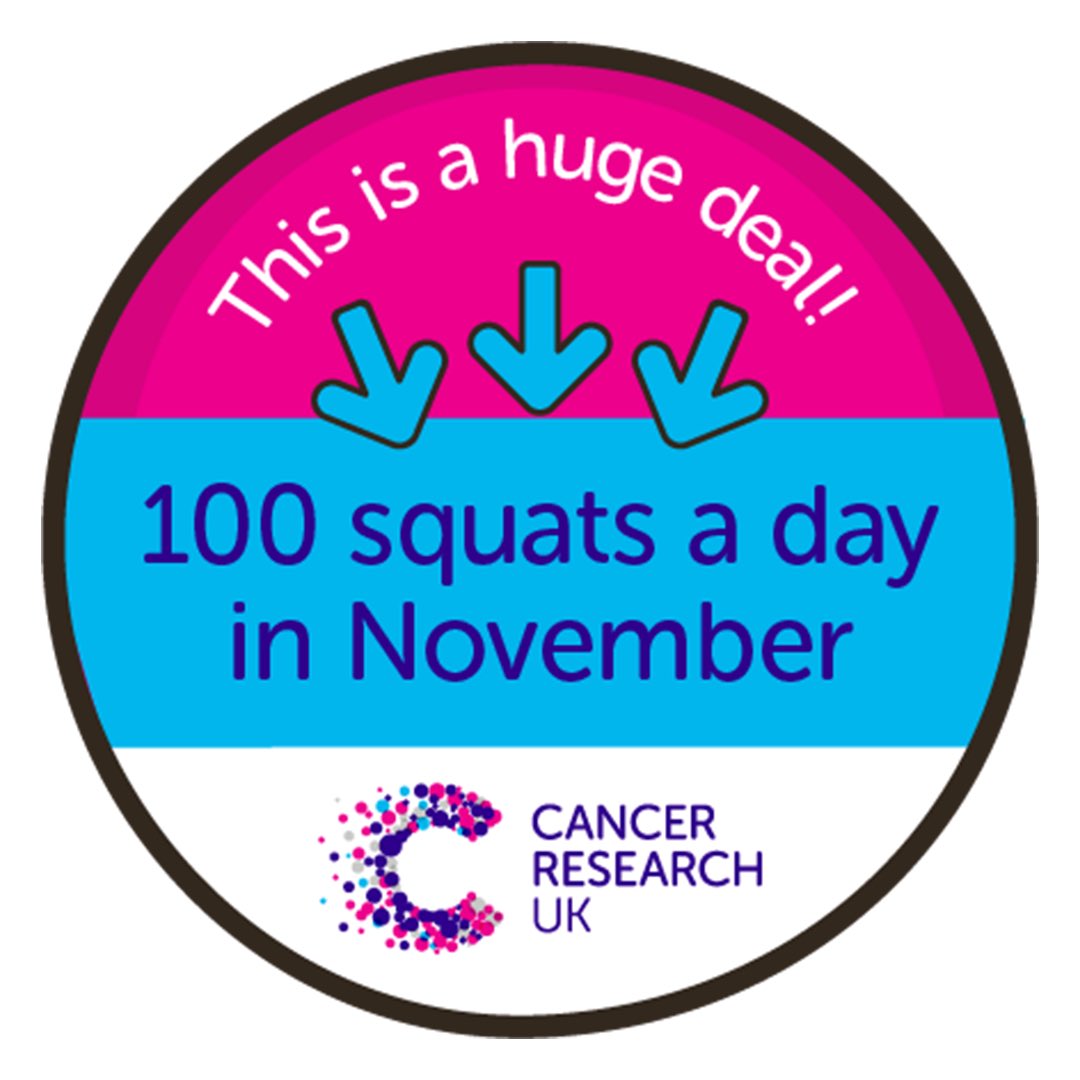 facebook.com/donate/6855942… Day two of 100 squats for cancer research. 🙂