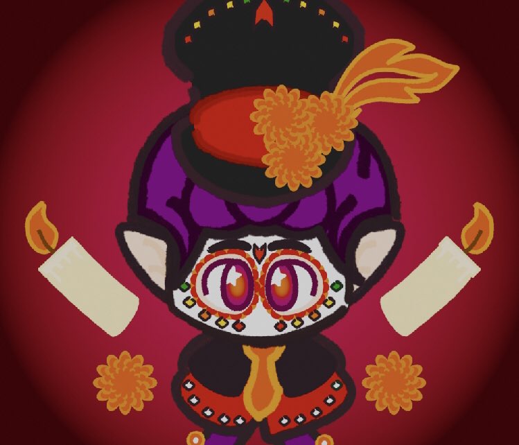 diego_permar's tweet photo. @AdolfoCarbajalB Just finished my CATRIN #PPXIE just in time for #DiaDeMuertos  UwU and I love it sooo much, cant wait to add the Candle wings to the attribute roster for the randomized ones :) https://t.co/aNUS7hVaOz