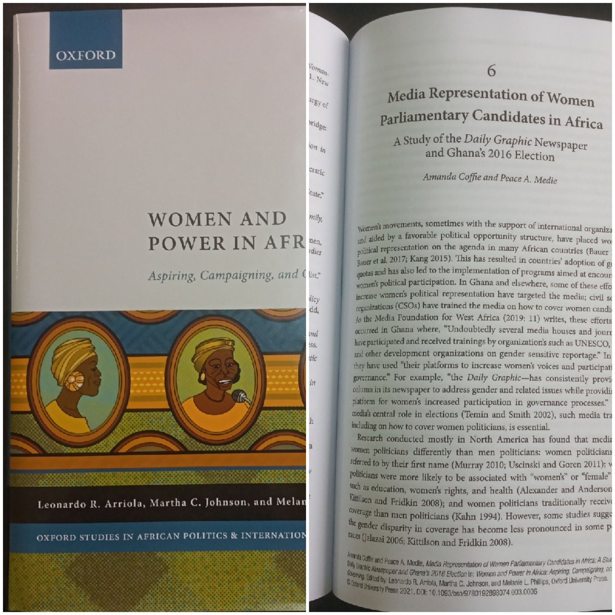 AmandaCoffie's tweet photo. Thrilled to receive my author's copy! Congratulations to all the authors, editors and research participants. Grab your copy for in-depth analyses of African case studies on women accessing power, breaking boundaries and mobilizing towards equity. 🔥🔥🔥👇👇👇 https://t.co/flZMWY3C6d
