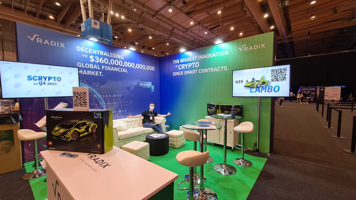 Doors open for day 1 of #WebSummit 2021. 🚀

Stop by E154 Pavillion 1 and say hello!

$XRD📈