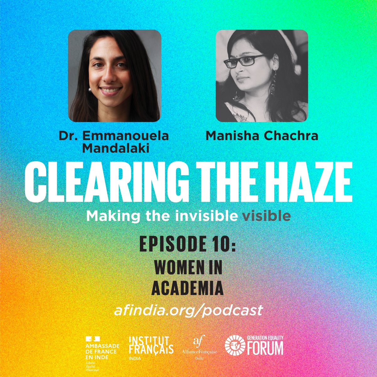 shekharsurti's tweet photo. Women in academia: the underrepresented gender

In this episode, Dr. Emmanouela Mandalki, a scholar from @NEOMAbs and Manisha Chandra, PhD student at JNU India share their personal experience.

Tune into:
https://t.co/Bv10rrjF78 https://t.co/f0PXWTHaI1