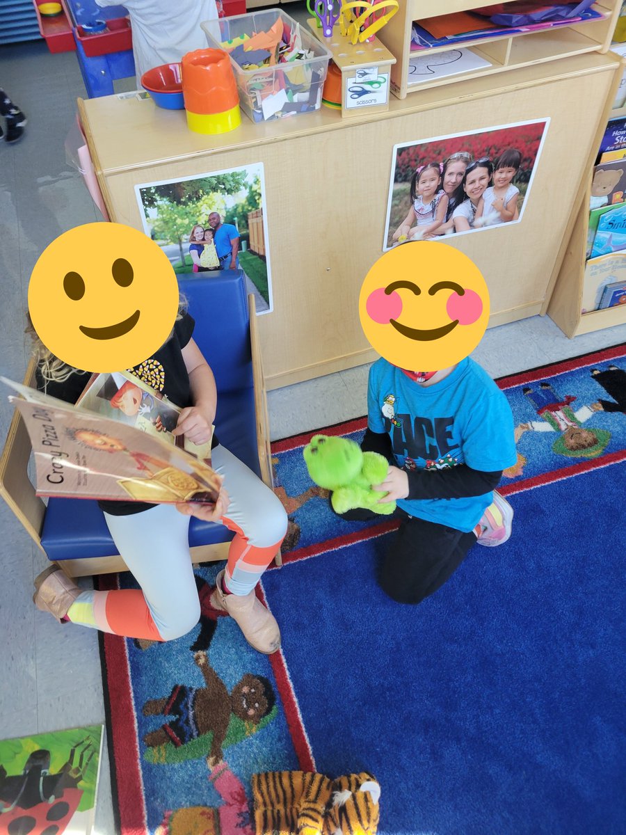 Yesterday was a great day! Future artists painted, readers shared their favorite stories, and two engineers build a bridge! 👷‍♀️🎨📚 #collsedu