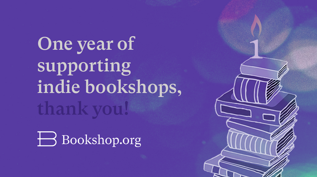 We are 1! A huge THANK YOU to everyone that's chosen to shop indie this year, and to all the incredible  independent bookshops on the site #ChooseIndieLinks

🗺️ Choose a bookshop: bit.ly/choosebookshop
📚 Explore Bookshop.org