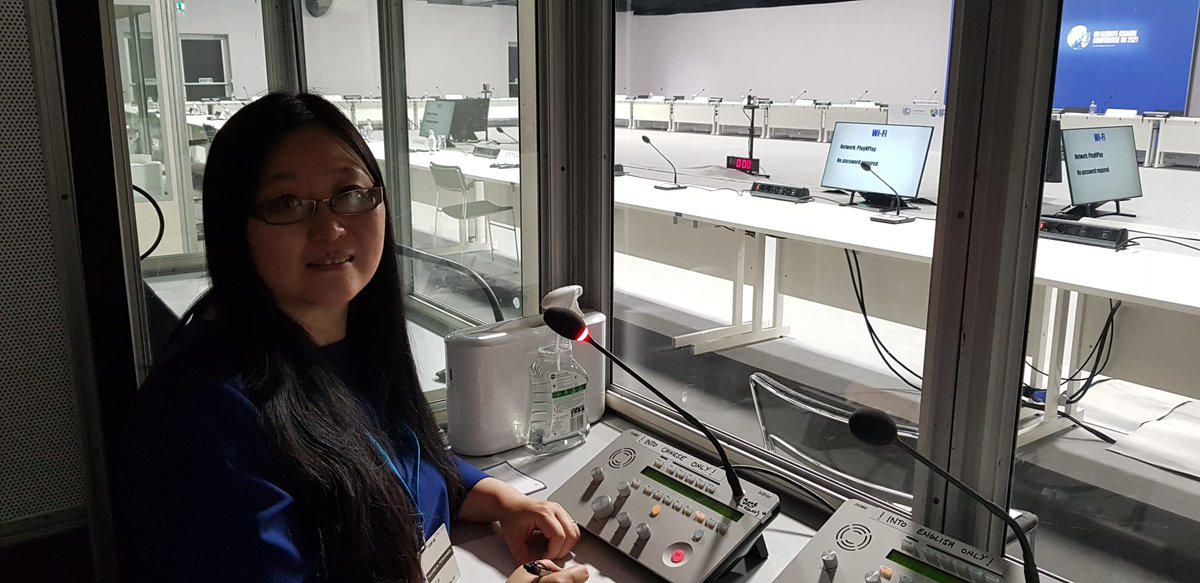 Confucius_HWU's tweet image. Confucius Institute Deputy Director at the heart of COP!
Dr. Isabel Hui Liu, Deputy Director of the Confucius Institute for Business and Communication at Heriot-Watt University has been appointed by UNFCCC as the official Chinese interpreter for COP26 presidency.