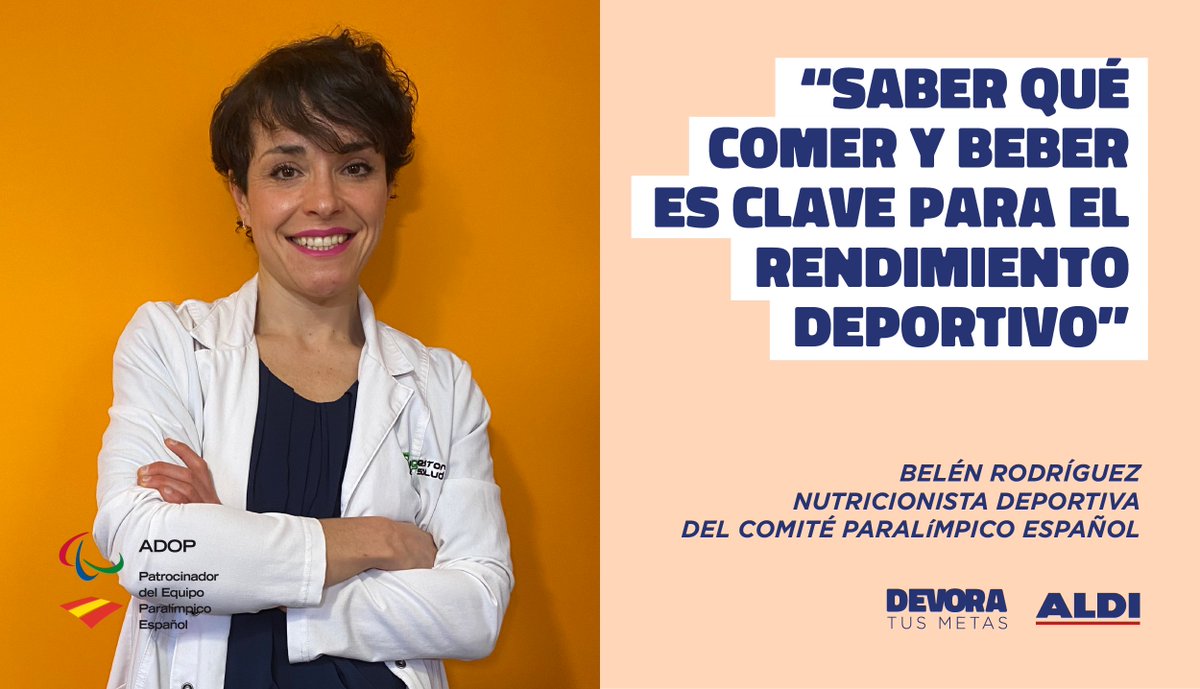 Aldi_es's tweet photo. ¿Es lo mismo hablar de #nutrición, #dieta o #alimentación? 🤔 Belén Rodríguez (@TuGestordeSalud) explica cómo cuidar la #salud y el rendimiento deportivo a través de la alimentación. 🍏 #DevoraTusMetasALDI https://t.co/JIgxiffT3x https://t.co/tkyibeZwTc