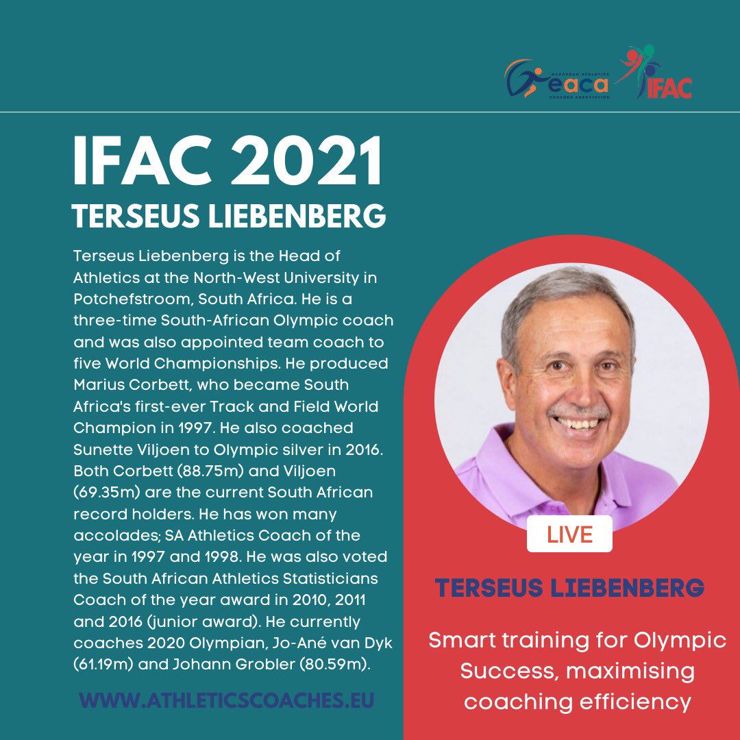 And more!

International Festival of Athletics Coaching 2021

This weekend, 5-7th November 2021

Sign up using the link below ⬇️ 

athleticscoaches.eu