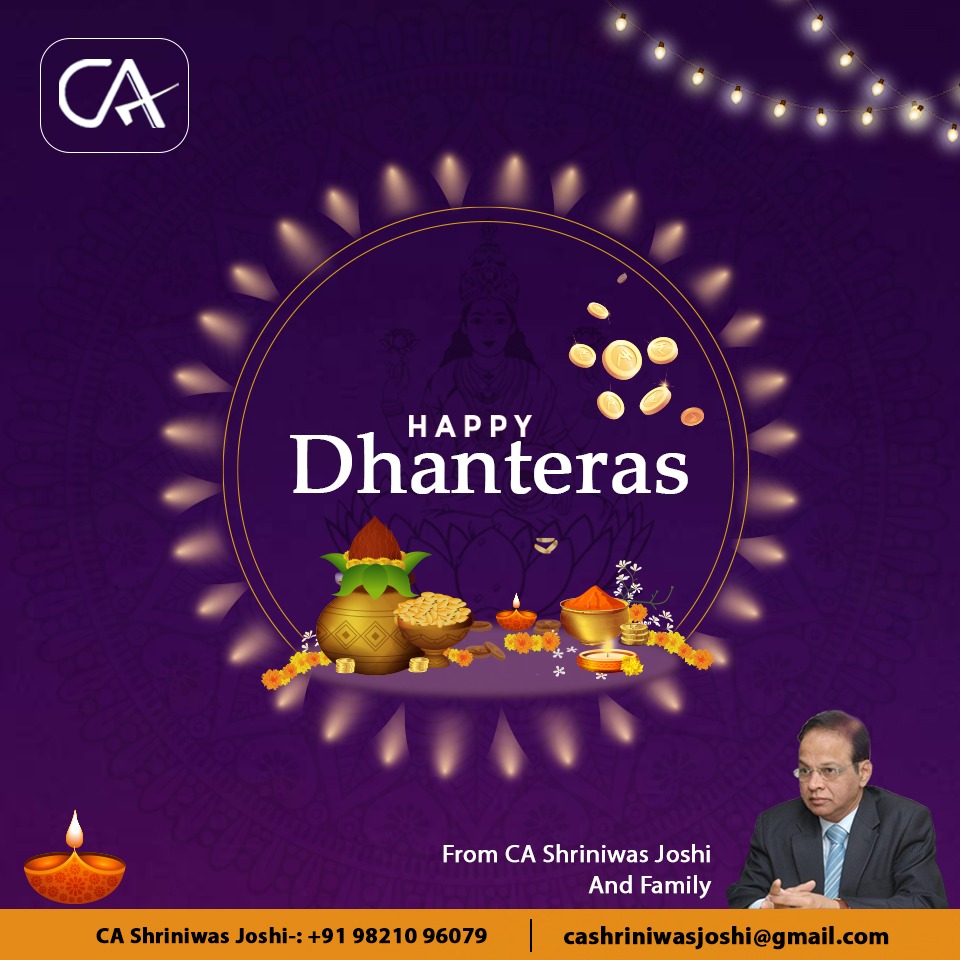 CAShriniwasJ's tweet photo. Wishing you and your family a happy and prosperous year ahead! #Diwali #Diwali2021 #Dhanteras https://t.co/3af5ynLWWv