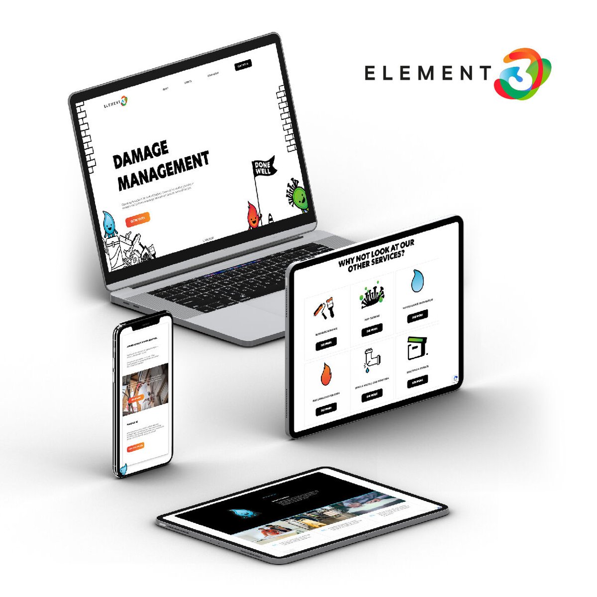 Website Project: Element3

#Website #Agency #Leeds #Marketing #LeedsLife #AdvertisingAgency #Creative #MarketingAgency #LeedsAgency