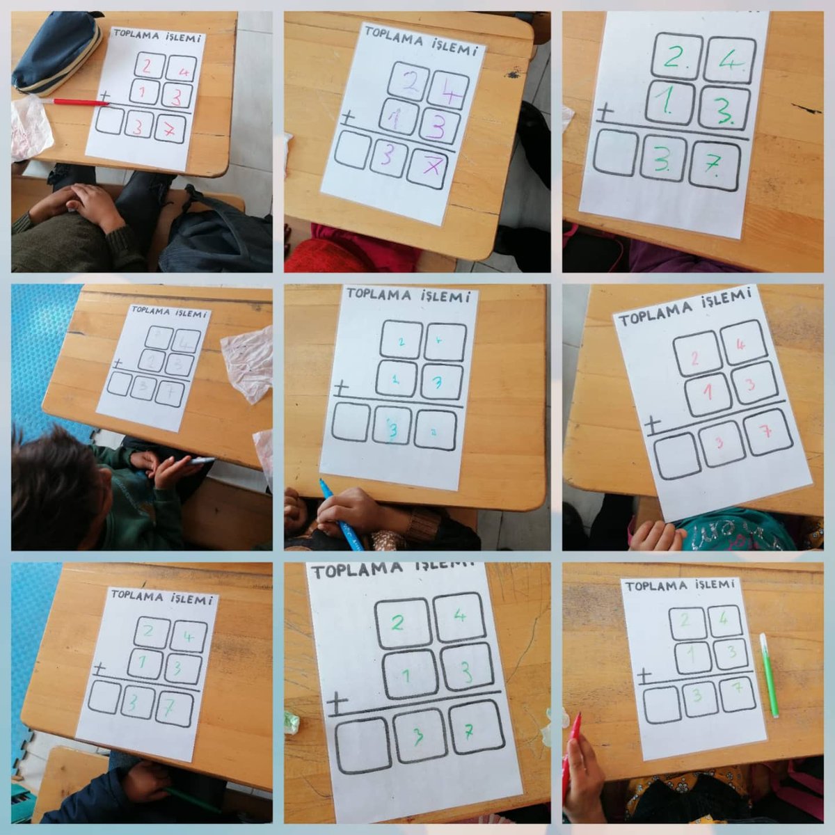 2/A sınıfı öğrencilerimizin toplama işlemi etkinliğinden kareler 😊 Kübra hocamıza teşekkür ederiz 👏
<a href="/MemHarran/">Harran İlçe MEM</a> <a href="/ASUTAYMEHMET/">Mehmet ASUTAY</a> <a href="/cihatkoc61/">Cihat Koç</a> @Hasanzkikorogli