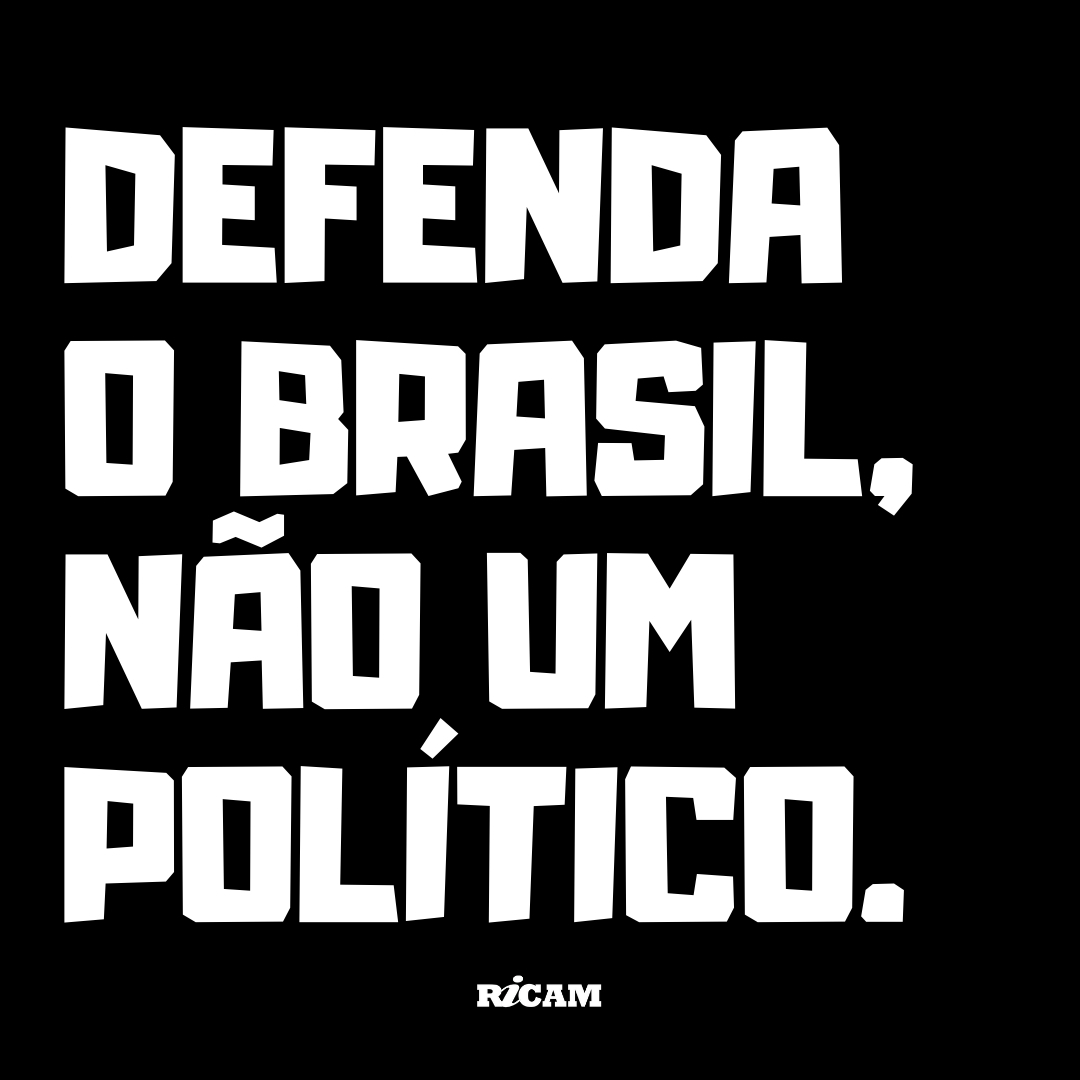 Ricamconsult's tweet photo. Quem tem de defender o Brasil somos todos nós. Não dá para terceirizar a responsabilidade. https://t.co/g37nlo9fbS