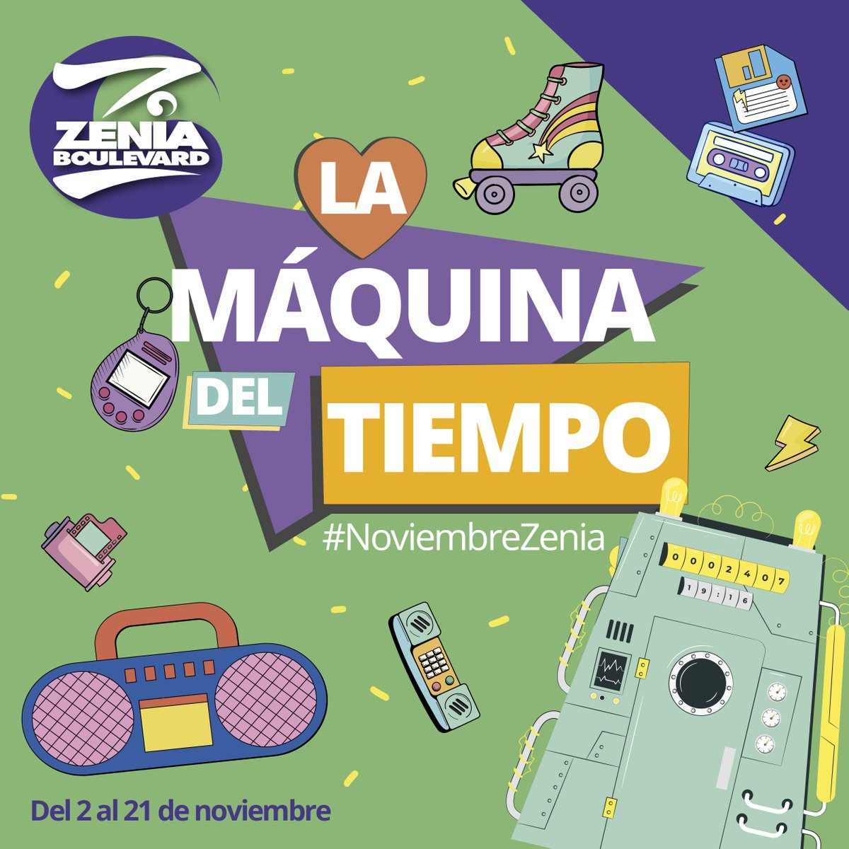 ⏳🎁🎉 𝐋𝐀  𝐌Á𝐐𝐔𝐈𝐍𝐀  𝐃𝐄𝐋 
𝐓𝐈𝐄𝐌𝐏𝐎 | 𝐙𝐄𝐍𝐈𝐀 𝐁𝐎𝐔𝐋𝐄𝐕𝐀𝐑𝐃 | 𝐏𝐑𝐄𝐌𝐈𝐎𝐒 𝐏𝐀𝐑𝐀 𝐓𝐎𝐃𝐎𝐒 🎉🎁⏳
📅 𝙳𝙴𝙻 𝟸 𝙰𝙻 𝟸𝟷 𝙳𝙴 𝙽𝙾𝚅𝙸𝙴𝙼𝙱𝚁𝙴
--------------------------------------------
zeniaboulevard.es/blog/2021/11/0…