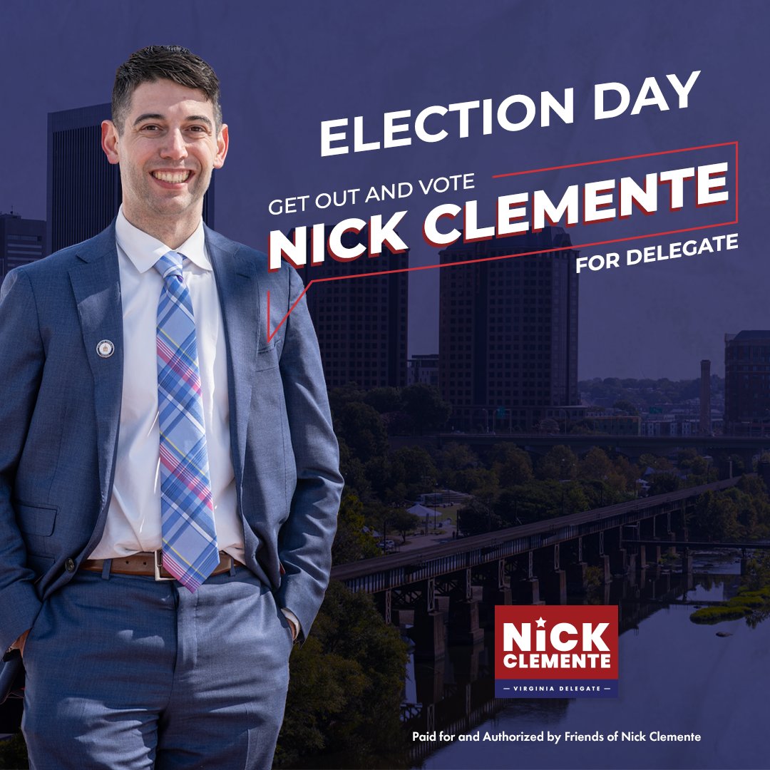 #Election Day! If you haven’t already, please VOTE today. Polls open until 7 pm. Vote for me to have a voice in Richmond. I will continue to focus on YOU. I will be a champion for our children, mental health, COVID recovery, community safety, and transportation solutions. #VOTE!