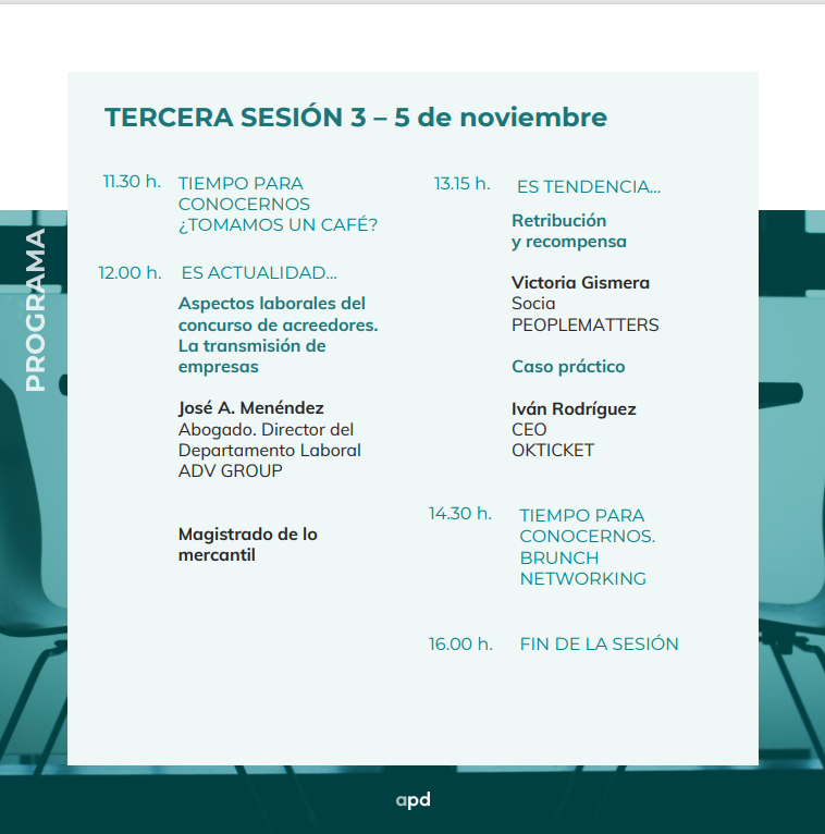 OkticketApp's tweet photo. 🔊 Viernes 5, nueva sesión de #APDConectaRRHH Santiago de Compostela. Quieres estar al día de las tendencias en #gestión de personas? Nuestro CEO, @ivan_ngi, compartirá su experiencia con el caso práctico: “Retribuciones y recompensa”. https://t.co/EDdBIQrXAz
#RetribucionFlexible https://t.co/ew5uVq1QYI