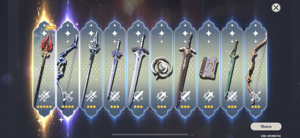 robertdebarbo's tweet photo. I got staff of Homa and C1 Hu tao!! This is insane! 😍 #genshinimpact #HuTao https://t.co/wrV6CasOhO
