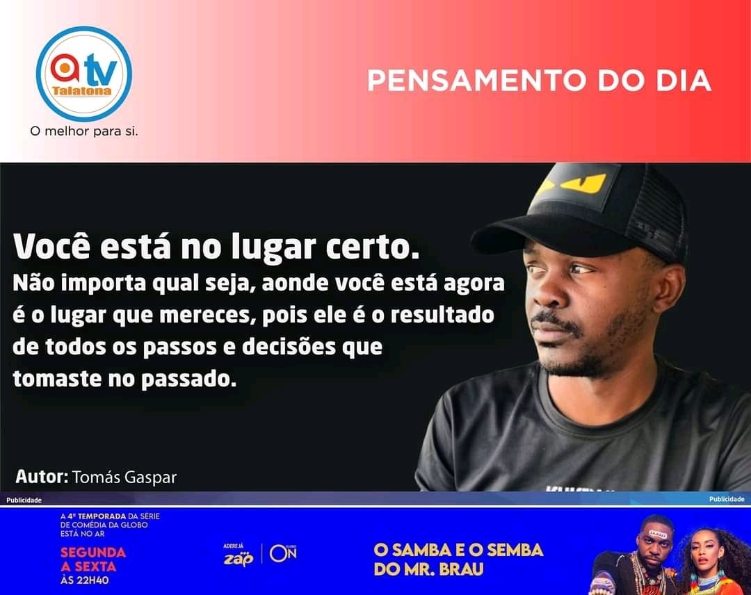 TalatonaTv's tweet photo. Bom dia! 
https://t.co/muMHKUttId https://t.co/wBuWTl0iVq