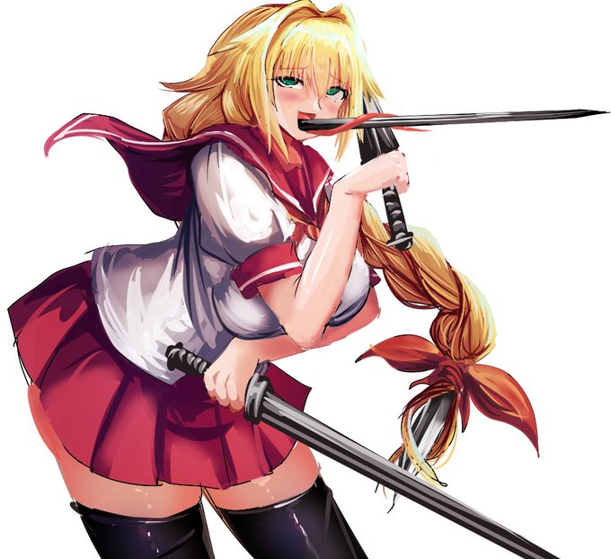 設定:
剣術部の部長。
体内にウルミー、ロングソード、短剣等、24本の剣を内蔵しており、あらゆる近接戦闘をマスターしている
高飛車で百合っ気があるが、恋愛経験が無く、どことなくウブな一面を持つ 