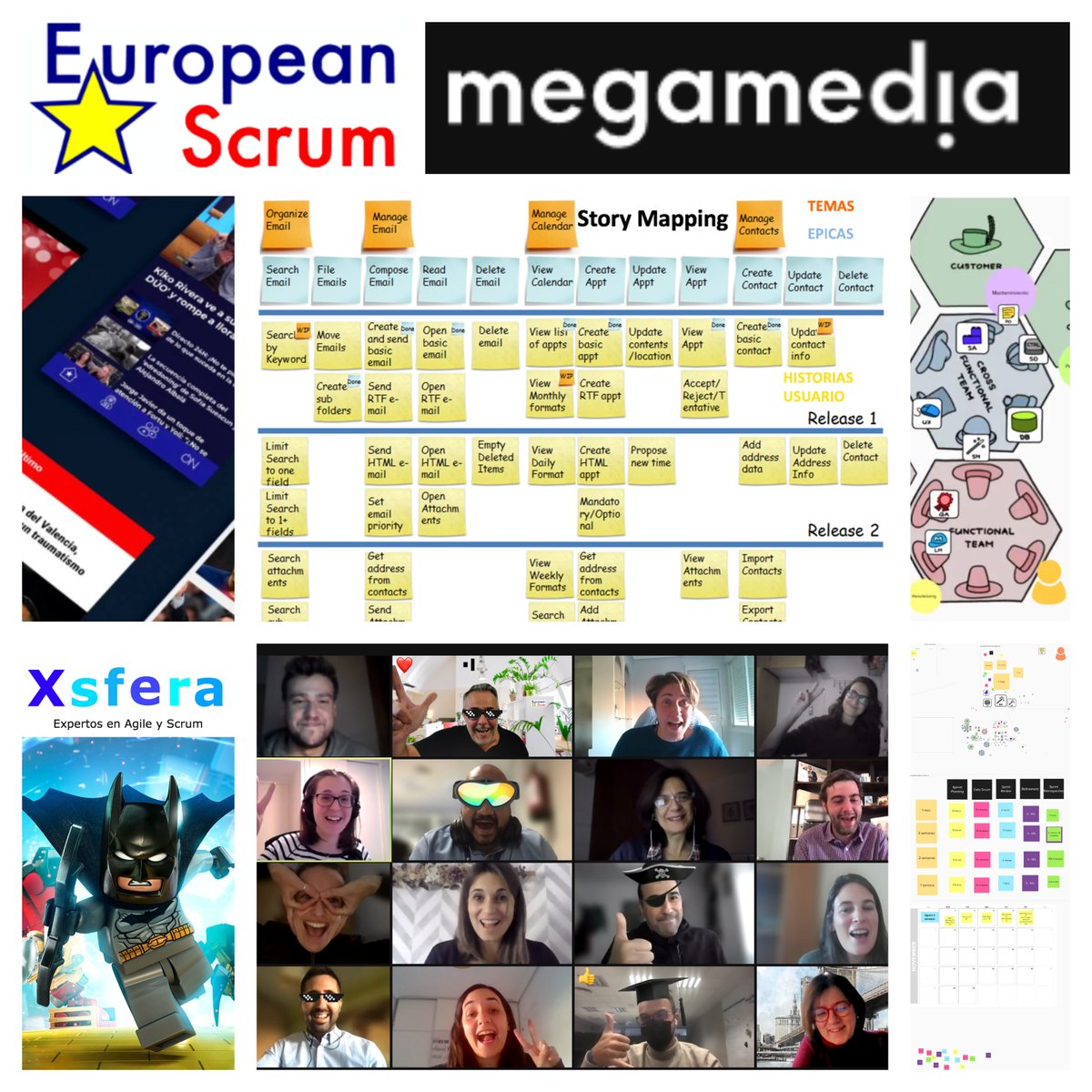 Excelente compañía, Megamedia, mentalidad y ADN Agile y Scrum,  formando y certificando a los equipos de talento en Agilidad y Scrum.
Innovación, creatividad, simpatía, y profesionalidad.

Excelente equipo Agile y Scrum!!!

#scrum <a href="/MegamediaEs/">Megamedia</a>
