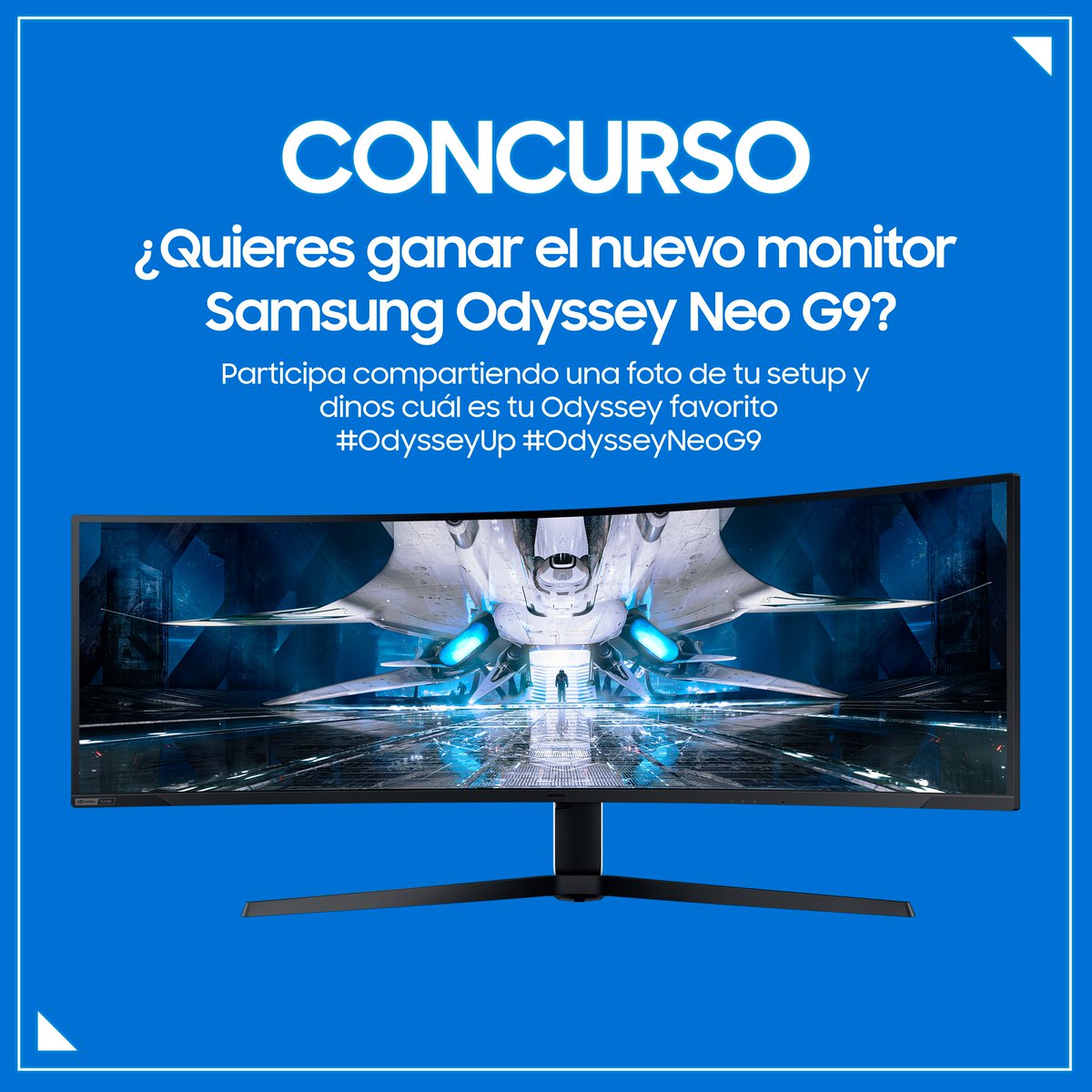 📣CONCURSO #GamingWeek 📣
 Participa y gana la última tecnología MicroLED de 49"👇

🖥️Síguenos a <a href="/SamsungEspana/">Samsung España</a> 
🖥️Haz RT a este tuit 
🖥️Sube una foto de tu set up gaming y dinos cuál es tu  Samsung Odyssey fav 💘
🖥️Usa #OdysseyUp  #OdysseyNeoG9
🖥️Menciona a un amigo