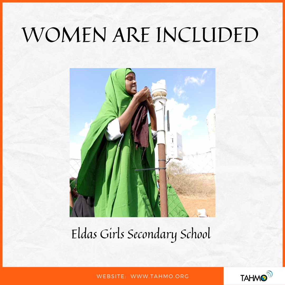 WOMEN ARE INCLUDED! 

Managing and maintaining any of our wether station isn’t “a mans work”. 
It makes us excited to see women push gender boundaries. 

Special shout-out to the girls at ELDA Girls School. 

KEEP PUSHING THOSE BOUNDARIES!
