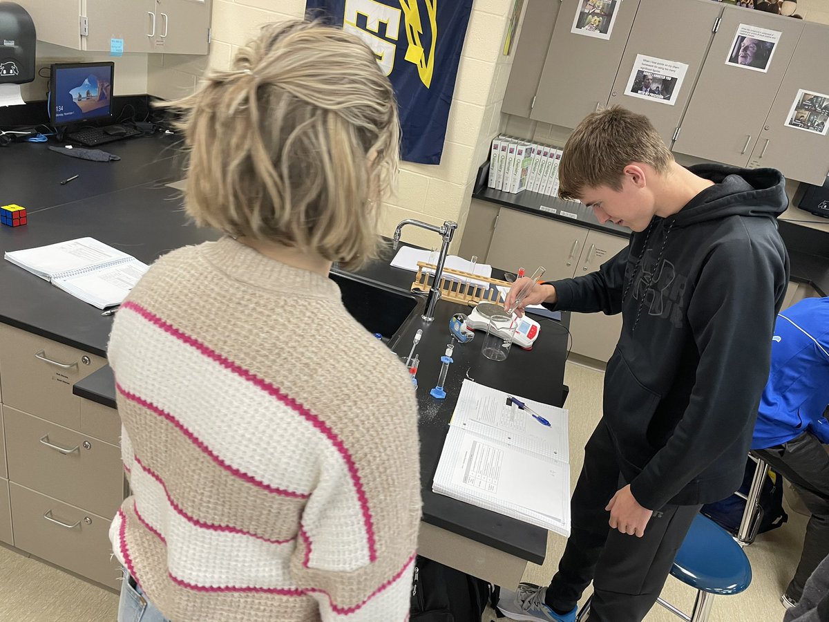 A spontaneous choice day yesterday after some students weren’t happy with their unit 3 tests. Some students chose to correct their tests. Some chose to start the lab to gather data for us to use tomorrow. Every student got something they needed #studentagency  #voiceandchoice