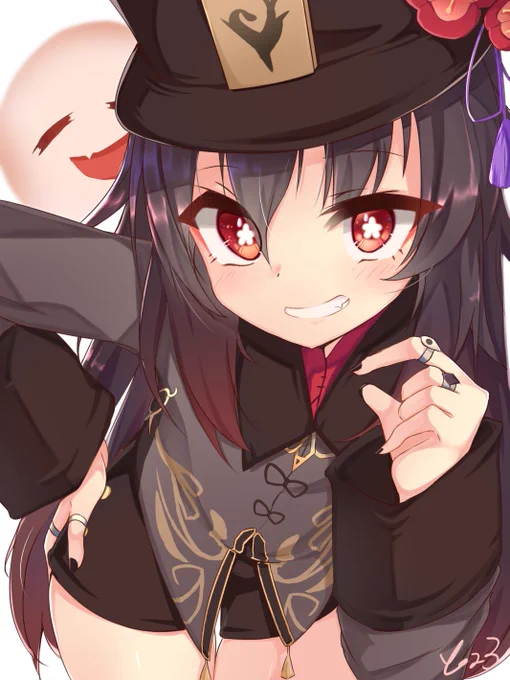 胡桃ガチャ始まったので、僕の描いた胡桃見てください!!!!そしてガチャ当たれ!!!!! 