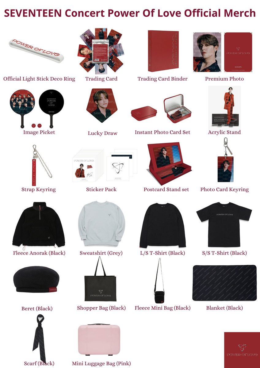 SEVENTEEN CONCERT <POWER OF LOVE> Official Merchandise