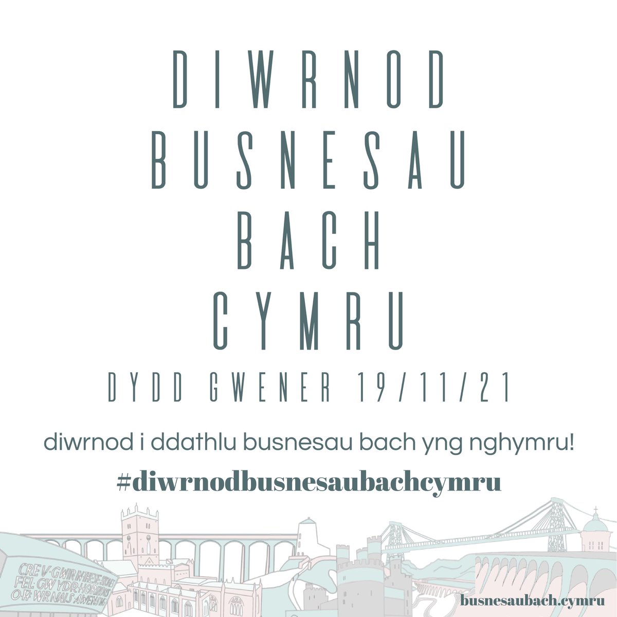 busnesaubach's tweet photo. Diwrnod i ddathlu busnesau bach yng Nghymru! Dydd Gwener Tachwedd 19eg. https://t.co/zyNSc0wZP1
