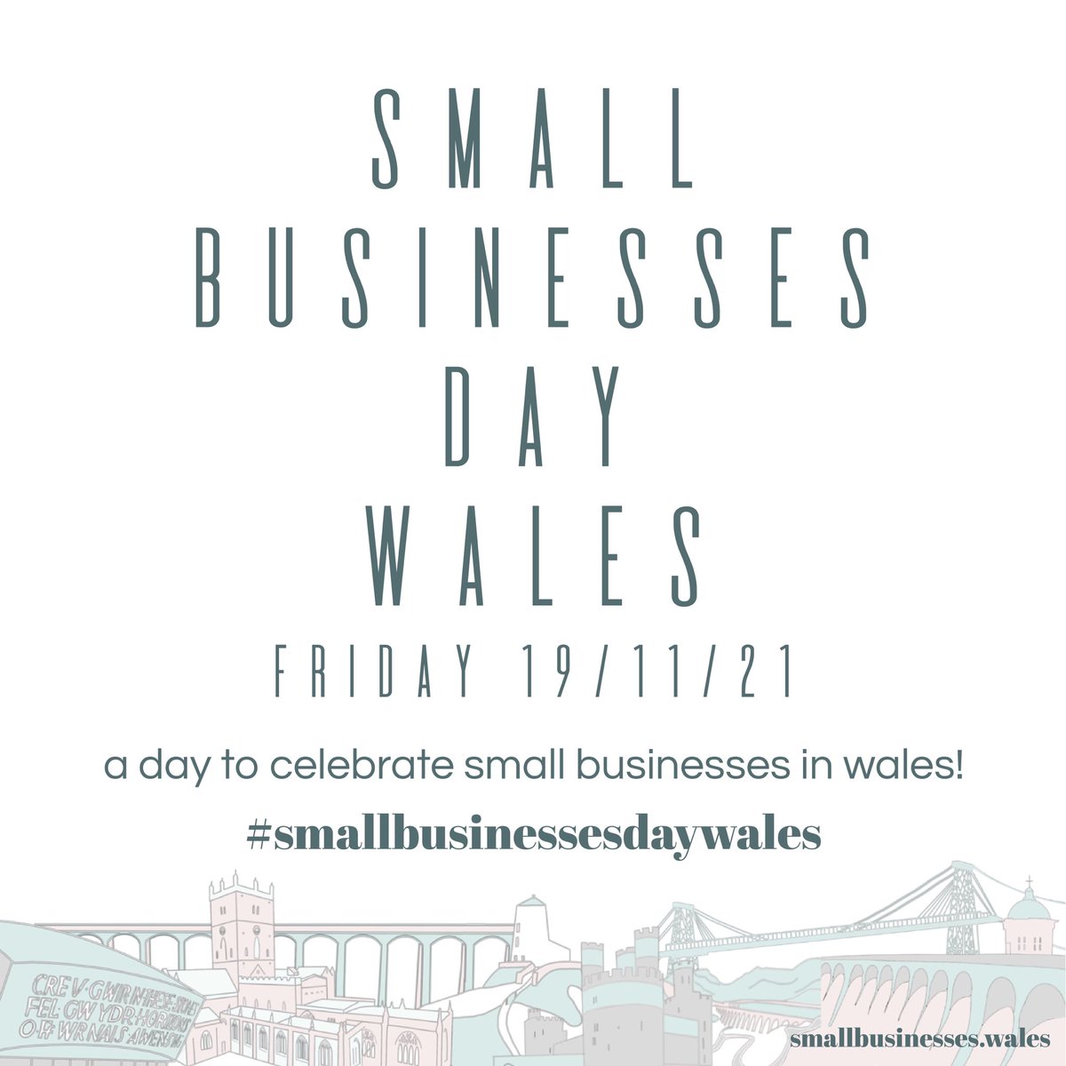 busnesaubach's tweet photo. A day to celebrate small businesses in Wales! Friday 19th November https://t.co/G0zhQ8LKrZ
