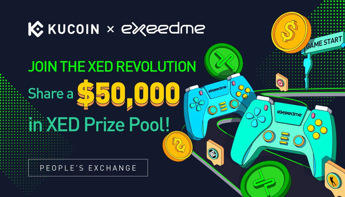 kucoincom's tweet photo. Join the XED @Exeedme Revolution, Share a $50,000 in $XED Prize Pool!

➡️ https://t.co/zySzJj5iyo https://t.co/vKhLwfhjRj