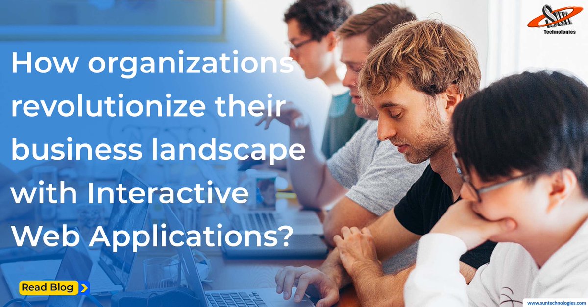 SunTech_Inc's tweet image. Businesses that own interactive websites get quality traffic and leads in the long term.
Read our new blog to learn more about Interactive web applications and how it revolutionizes your business!
suntechnologies.com/blogs/revoluti…
#interactivewebapplications #digitalexperience #webdev