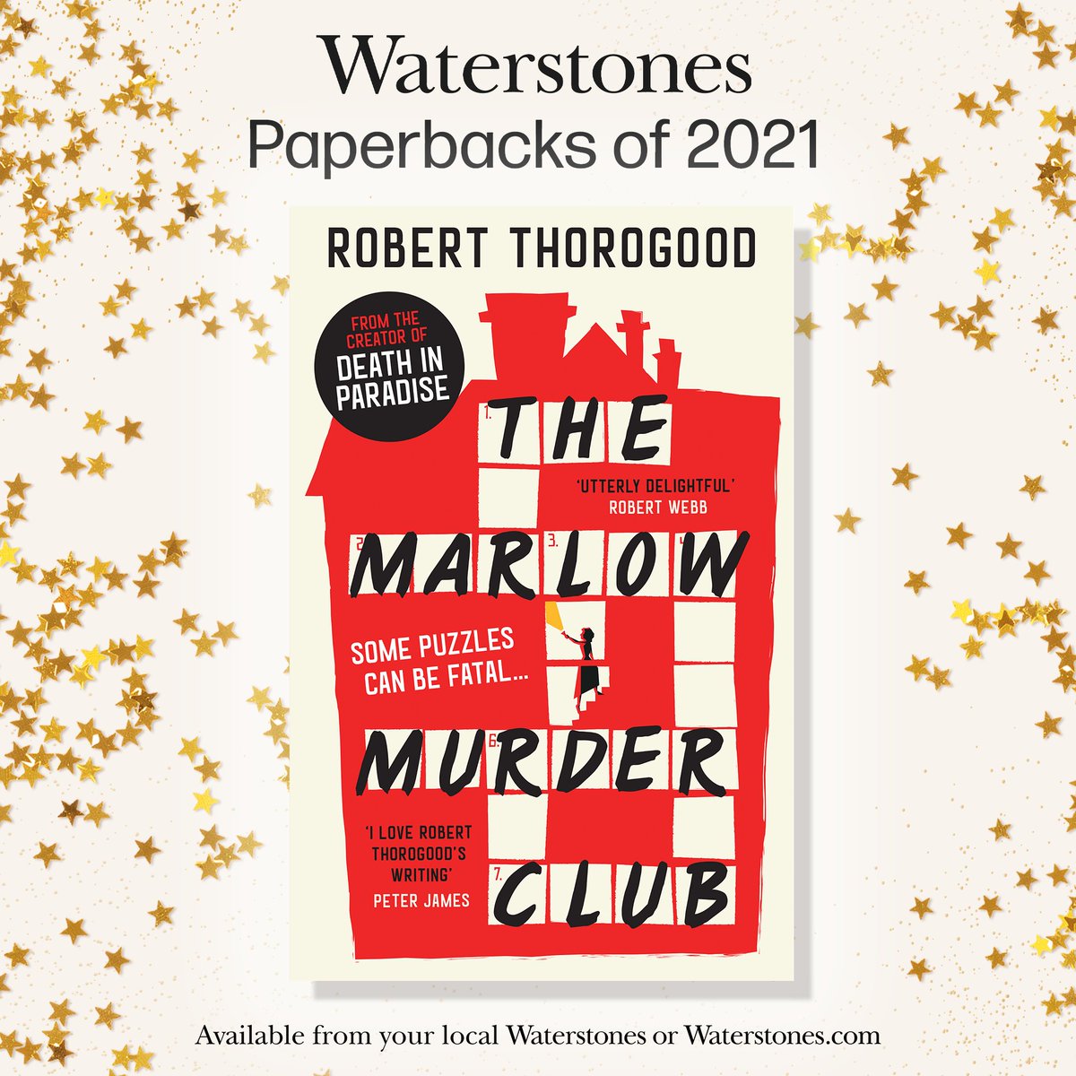 HQstories's tweet photo. We are delighted to see not one, but TWO of our authors on the @Waterstones Paperbacks of 2021 list🥳
#QuiteTheBook by @ClaudiaWinkle 🐐
#TheMarlowMurderClub by @robthor 🔍📰
Huge congratulations Claudia and Rob! https://t.co/jomptNEOqn