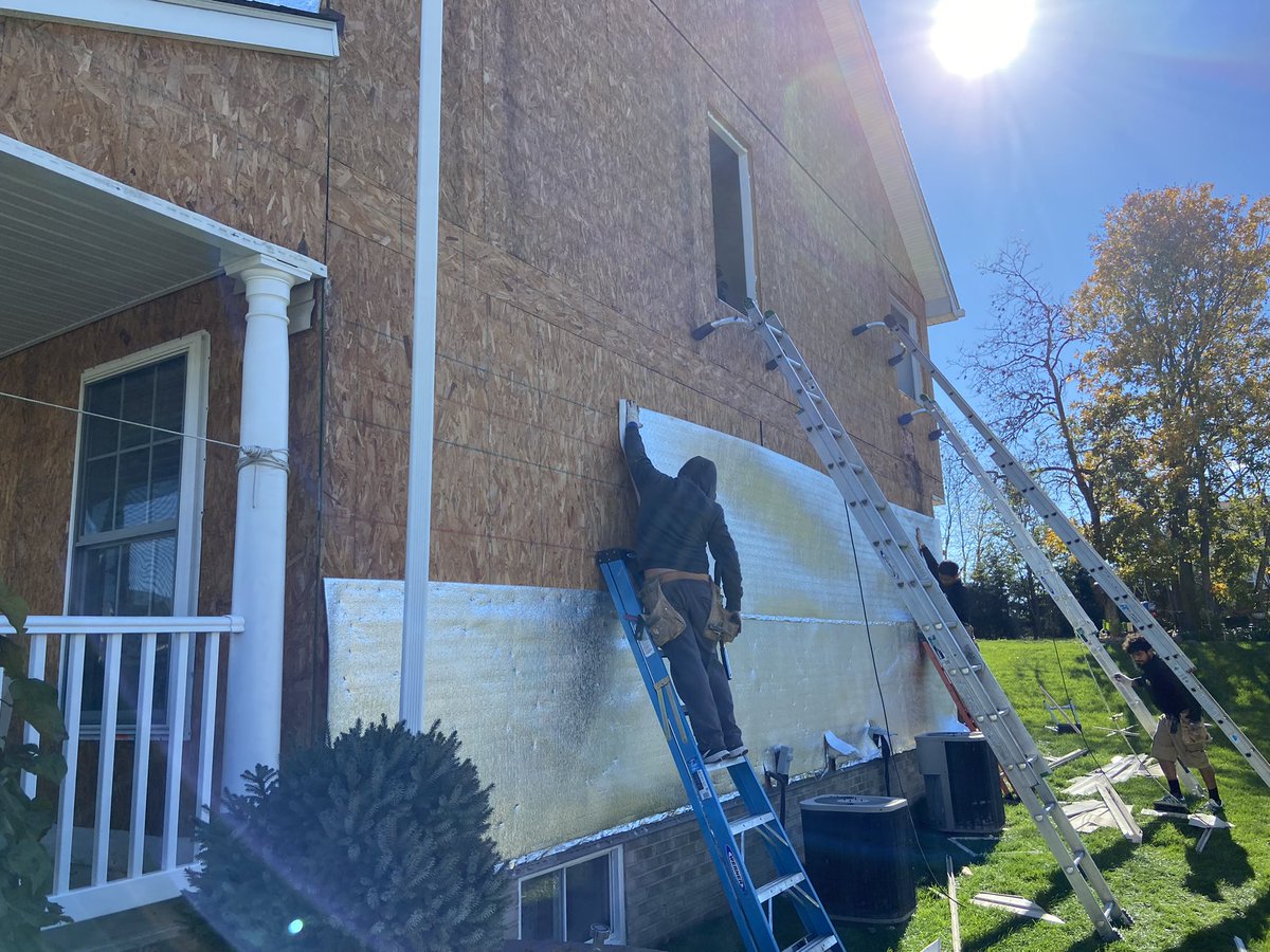EnergyWindowLLC's tweet photo. LowE house wrap, Siding, Windows, Doors. With Energy Windows LLC During Photo Free Local Estimates 540-671-9243 https://t.co/BGRnvbWJB9