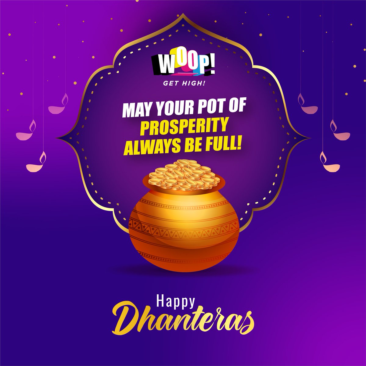 We offer heartfelt wishes for a Happy Dhanteras! 

#Dhanteras2021 #dhanteraswishes #festival #auspiciousday #festiveseason #festivevibes #woop #trampolinepark #amusementpark #unlimitedfun