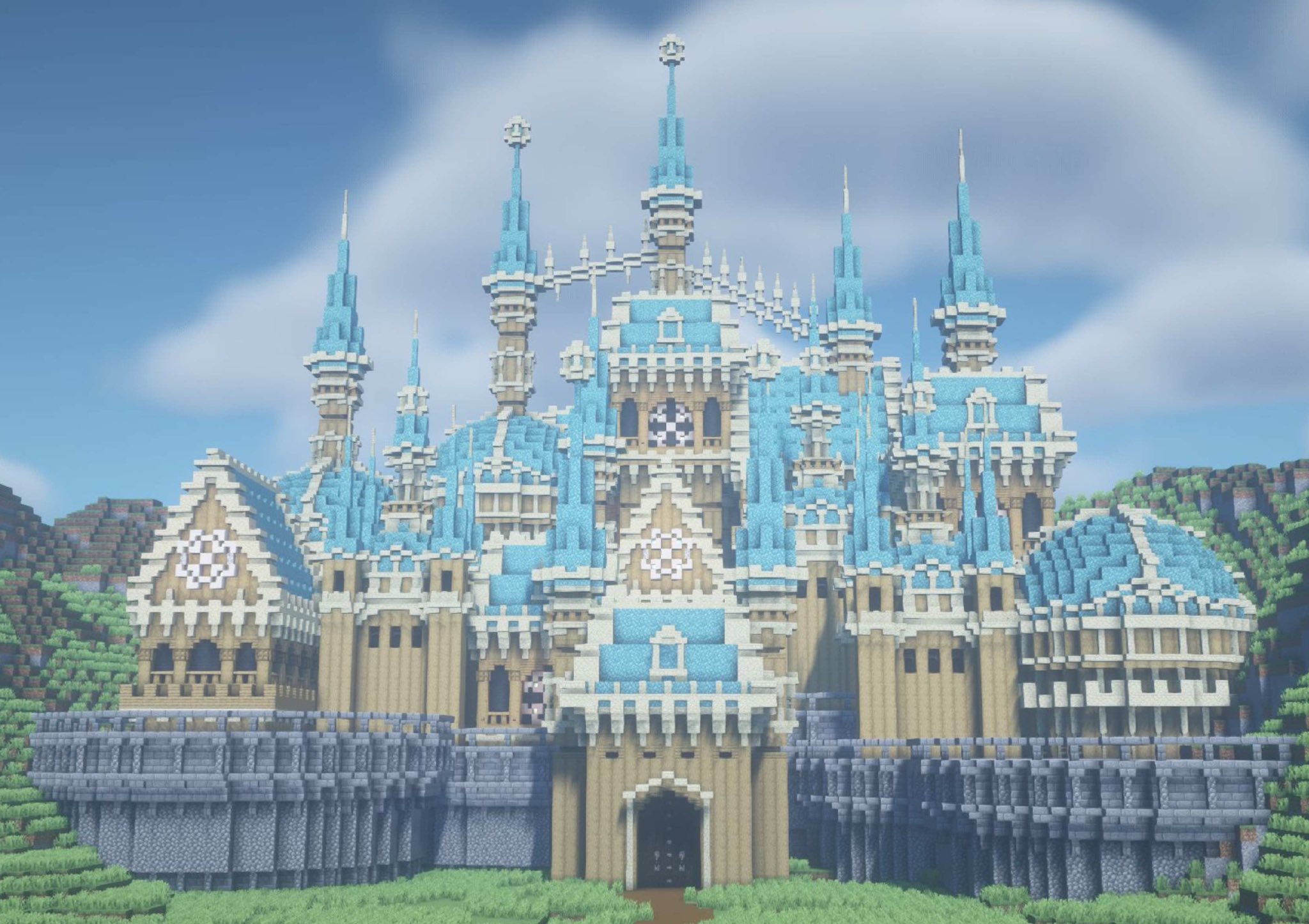 Anest A お城作りました Minecraft バニラ建築学部 Minecraft建築コミュ マイクラ建築 T Co Smb2jbkxnu Twitter