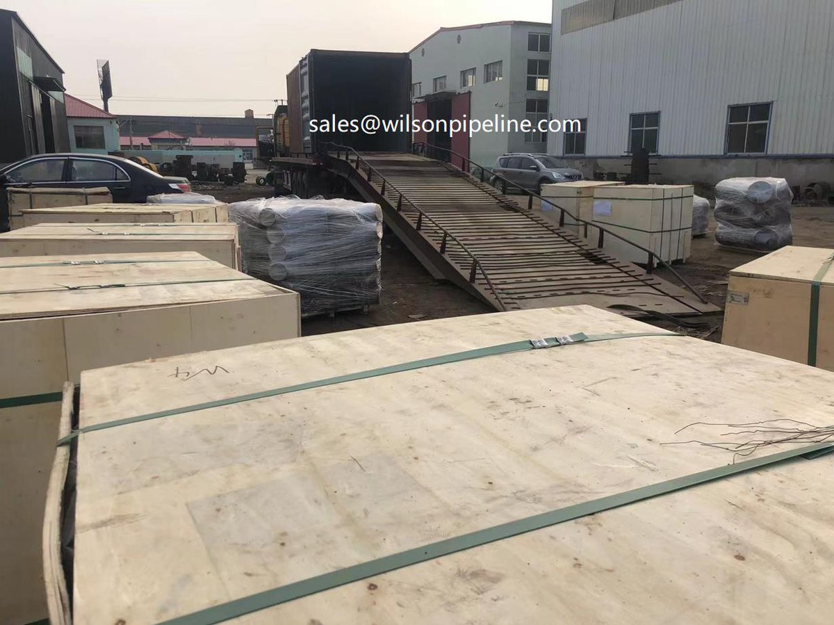 hellomss1001's tweet image. Bw fittings elbow tee reducer cap loading container ready to respected client.Alloy material low temperature fittings
sales@wilsonpipeline.com
wilsonpipeline.com
 #A335P91 #A335P11 #A335P12 #bwfittings #flange #WPB B16.5 #pipeline