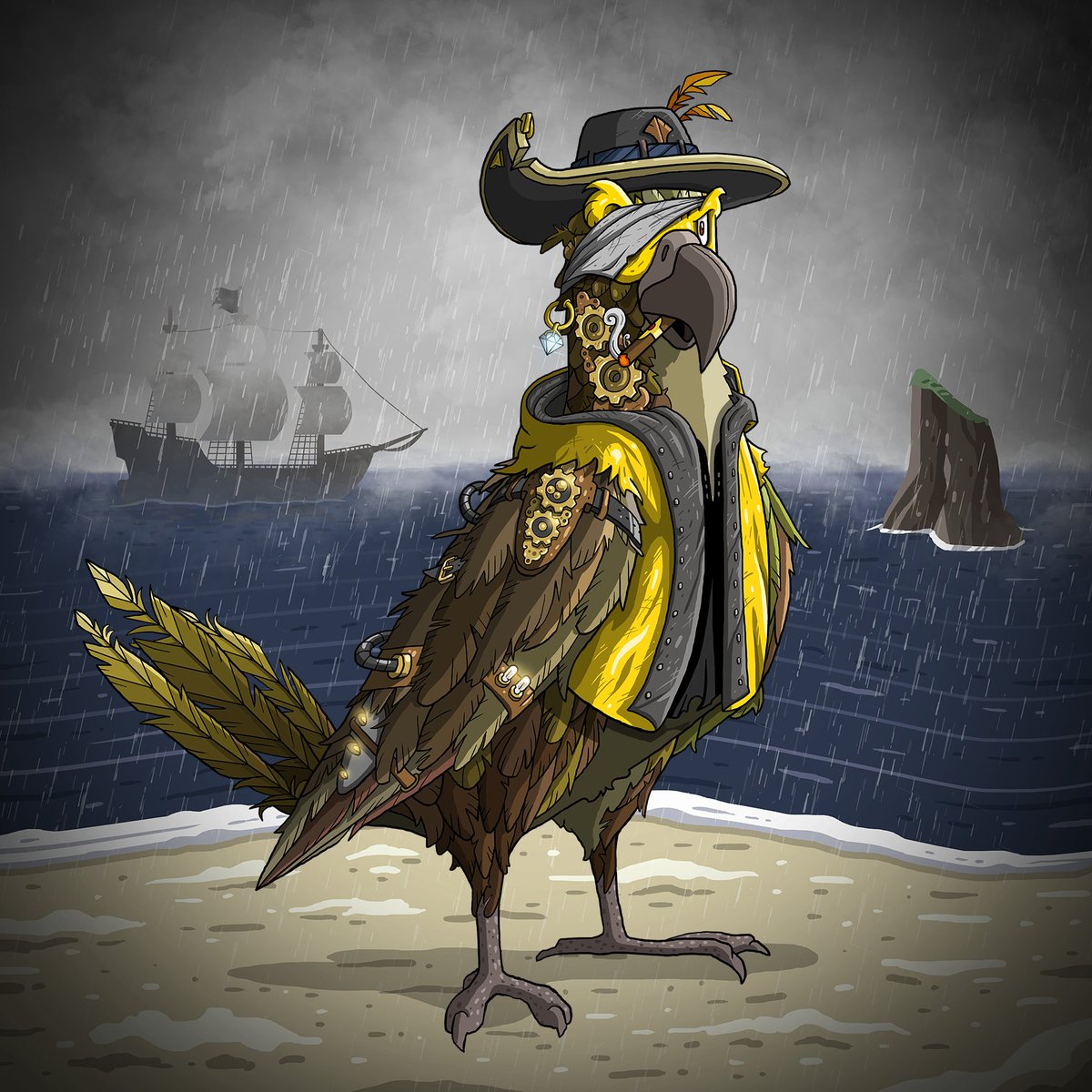 polkadotplus's tweet photo. We managed to secure the services of:

PIRATE #1648
Holden "Let's Go Bananas" Sydney 

From the @TheDPSproject . https://t.co/BXxpXQkIwc