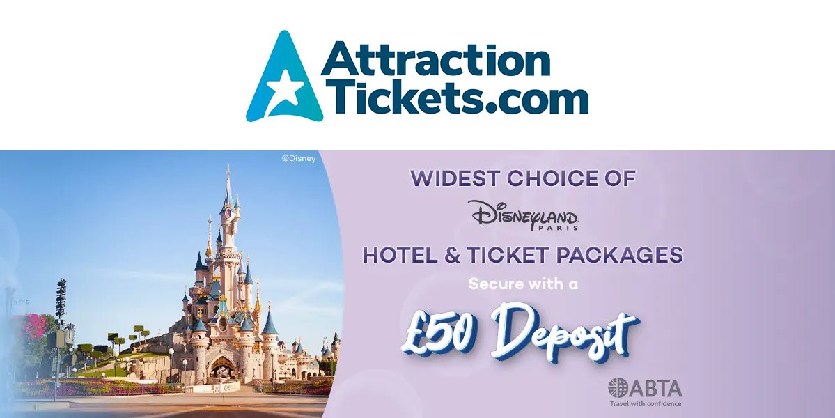 GivingMachineUK's tweet photo. Widest Choice of Flexible Disneyland Paris Packages from only Β£99pp with AttractionTickets. com!
Plus treat your cause to an increased donation this week!
https://t.co/EpbY9j013y
#Disneyland #DisneylandParis #Travel #France #GiveForFree https://t.co/CWPfuvw2O4