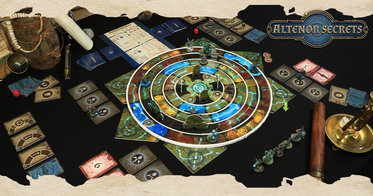PowerofGamers's tweet photo. Discover the new pledge at $64 of #AltenorSecrets new #Kickstarter campaign:
π 6 factions with a total of 36 standees, the 3D underboard with its 5 rotating rings
π Additional game modes: beginner, expert, the alliance mode to play up to 4 players
π All stretch goals unlocked https://t.co/A9UXCEJO4x
